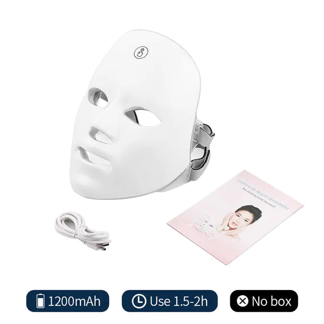 Masque facial LED à chargement USB