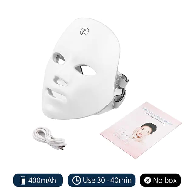 Masque facial LED à chargement USB