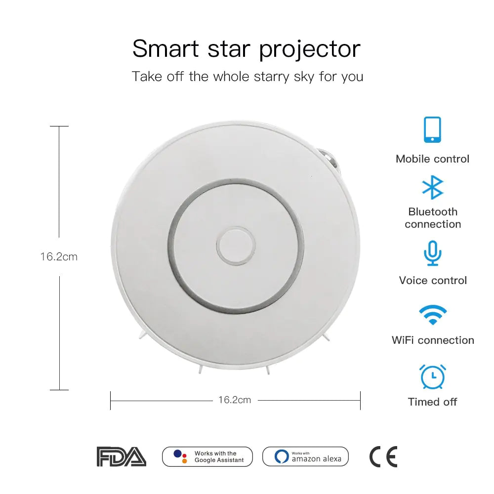 Projecteur Galaxy intelligent : ciel étoilé coloré